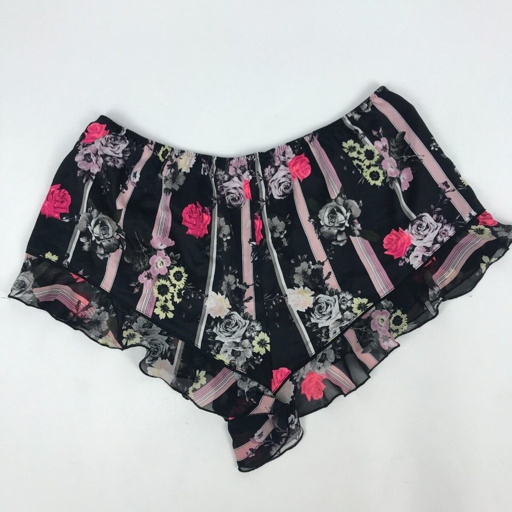 20 Victorias Secret Women's XL Floral Printed Shorty Pajama Sleep Shorts PJs